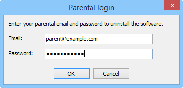 Parental login