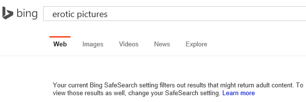 Safe Search