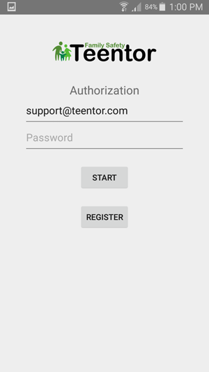 Первый запуск Teentor для Android